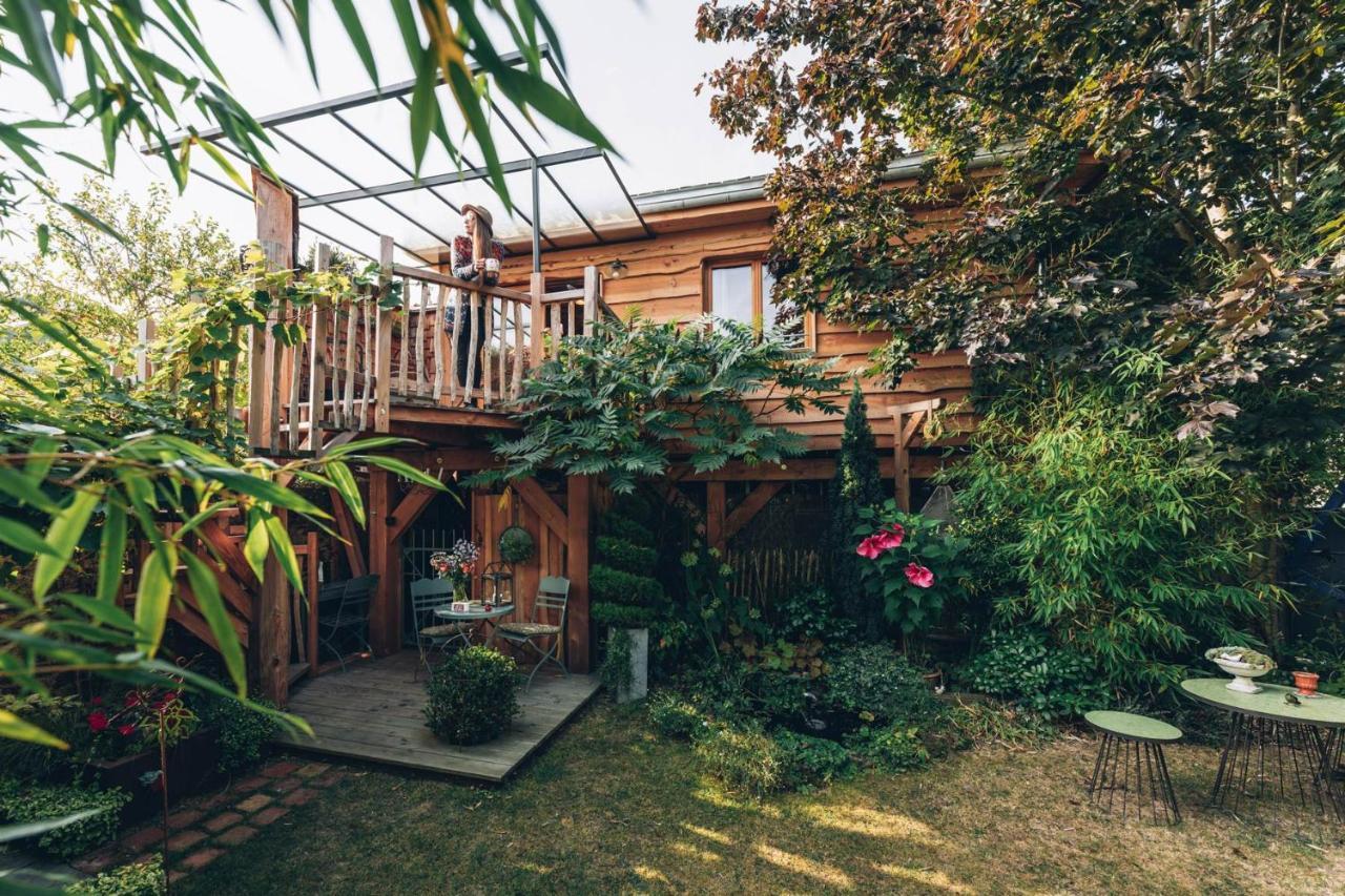 La Cabane Du Bon Chemin ,Spa Laval  Exterior foto