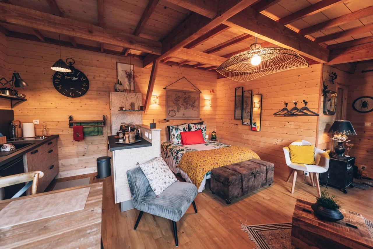 La Cabane Du Bon Chemin ,Spa Laval  Exterior foto